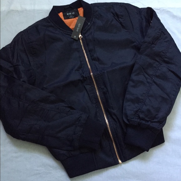 Navy Bomber Jacket - Picture 3 of 3
