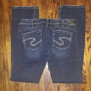 Women's silver jeans 33x35