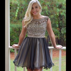 KC14101 Jeweled Cocktail Dress by AmeliaCollection