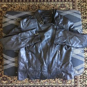 Black Rivet faux leather jacket