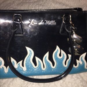 Blue flames lux de ville purse Blue flames lux de ville purse