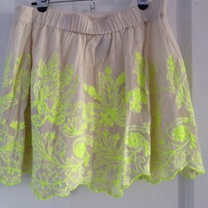 Anthropologie Skirts - ✂️ NWOT Anthropologie Electric Vines Skirt Anthropologie Skirts - ✂️ NWOT Anthropologie Electric Vines Skirt