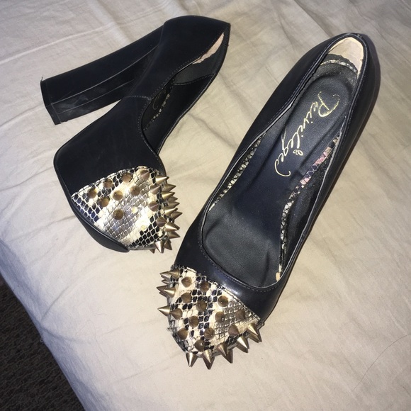 Studded heels