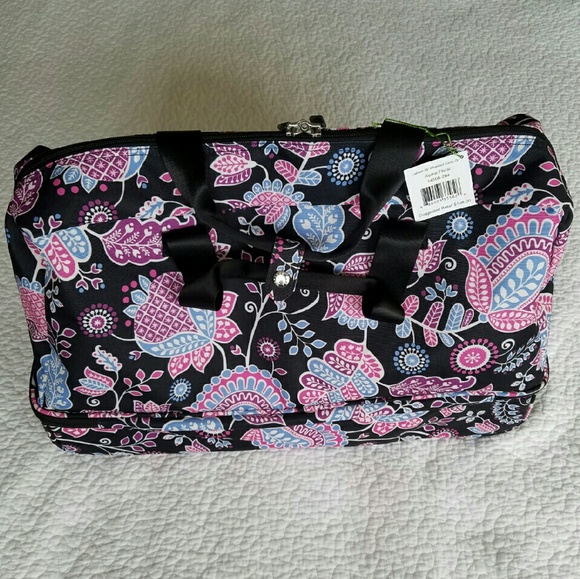**SOLD** Lighten Up Wheeled Carry On Alpine Floral - Picture 2 of 4