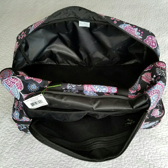 **SOLD** Lighten Up Wheeled Carry On Alpine Floral - Picture 3 of 4