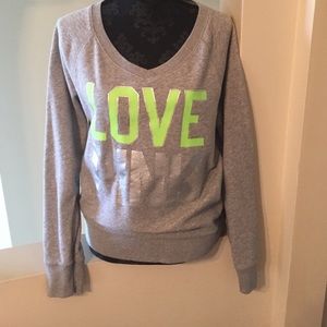 Victoria's secret pink sweatshirt-large