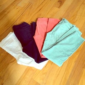 J. Crew Toothpick Ankle Zip Cord