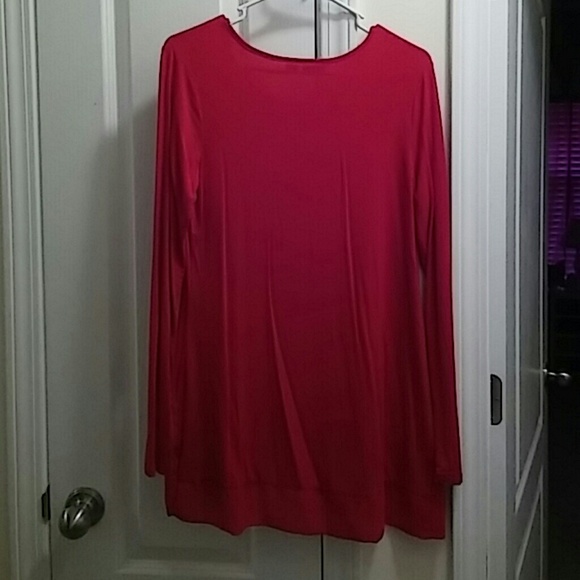 Long sleeve silky shirt - Picture 2 of 2