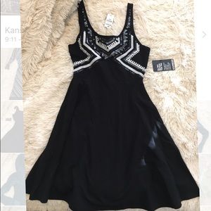 NWT Express sequin skater dress XS