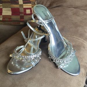 Silver party shoes