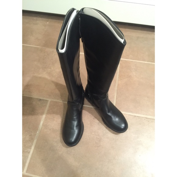 Bongo Black Riding Boots - Picture 1 of 4