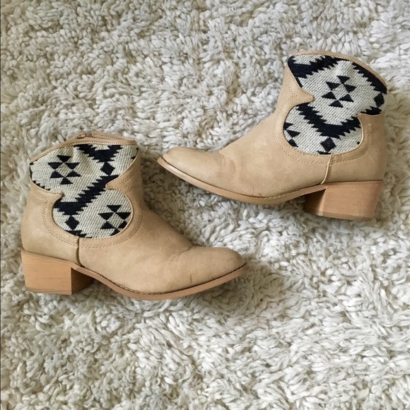 Aztec Sweater Booties
