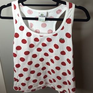 Lacoste workout tank top