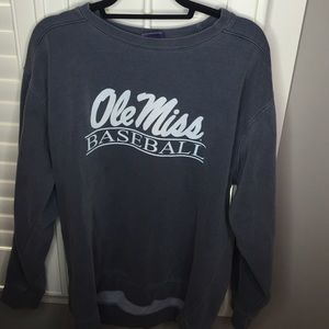 University of Mississippi baseball sweatshirt