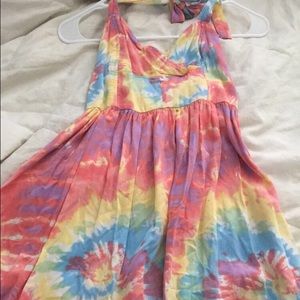 Tie dye PAC sun dress