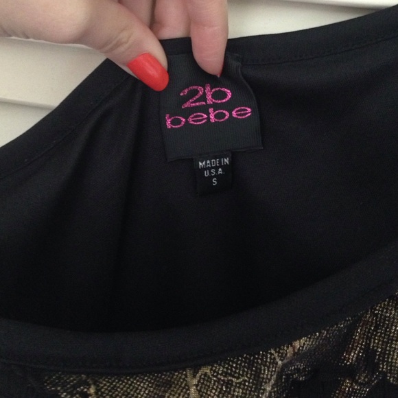 Bebe one shoulder mini body con - Picture 2 of 3