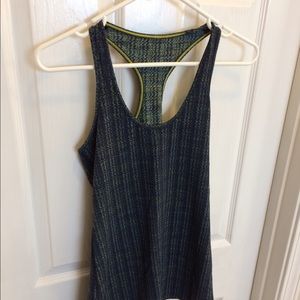 Lululemon Cool Racerback tank top space dye green