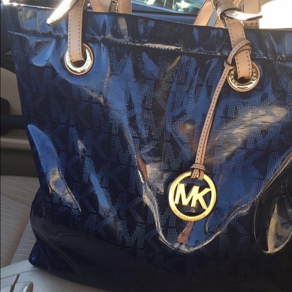 Navy Blue Michael Kors bag