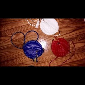 Quilted cross body purses