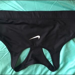 Black Nike sports bra