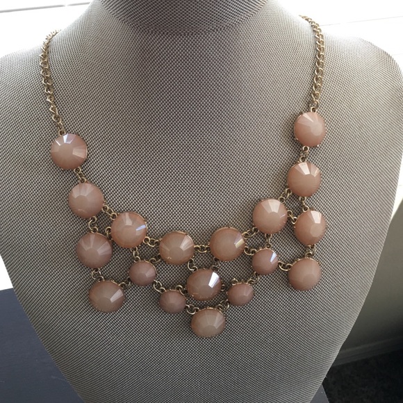 Altar'd State Tan Bubble Statement Necklace