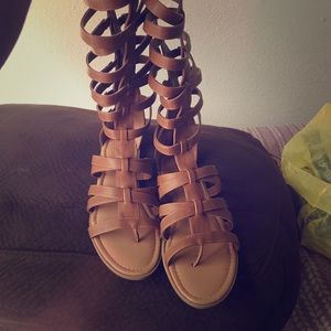 Torrid size 12 gladiator shoes. Never worn