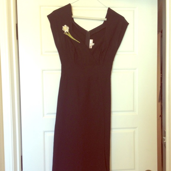 Stop Staring! Black Wiggle Dress