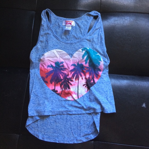 Hi-Low Heart Tank Top