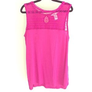 SALE✨H&M Pink Lace Collar Blouse Size XS