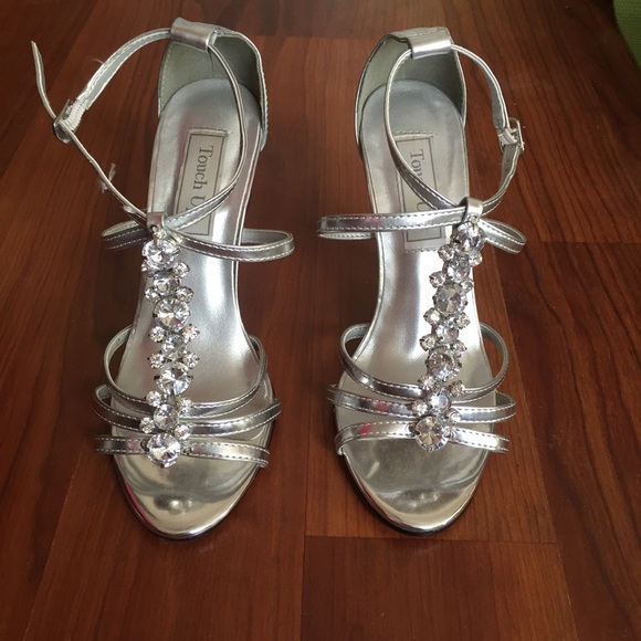 Silver PROM shoes