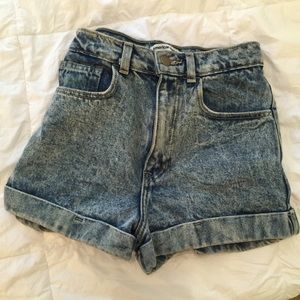 American Apparel High Waisted Shorts