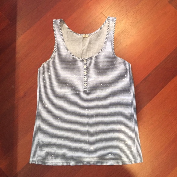 J.Crew sequined tank top