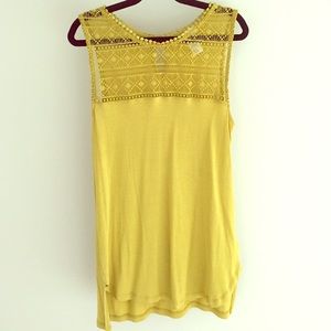 ✨H&M Green Lace Collar Blouse Size XS