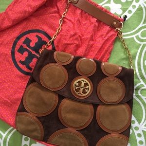 TORY BURCH- suede- very rare bag! NO TRADES :)