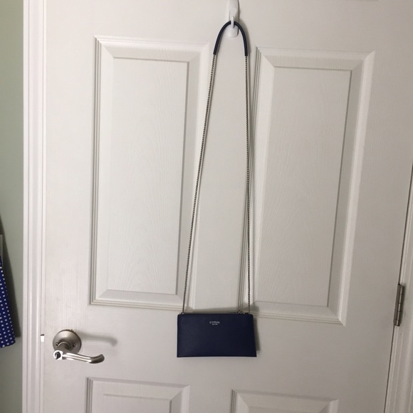 Blue Sorial New York Clutch
