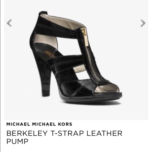 BERKELEY T-STRAP LEATHER PUMP Michael kors