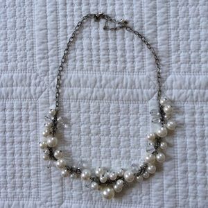 Pearl Cluster Necklace