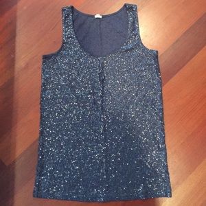 J.Crew sequined tank top J.Crew sequined tank top