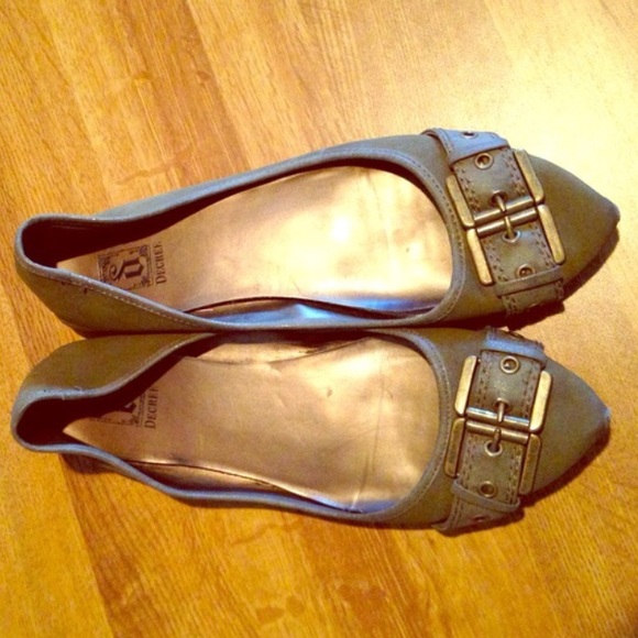Olive Green Flats
