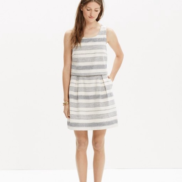 Madewell Dresses & Skirts - Madewell striped open-back overlay dress