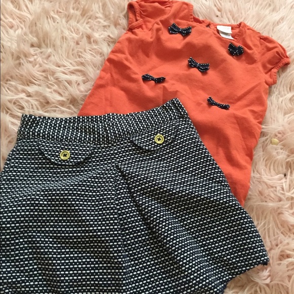Jamie and jack skirt and shirt