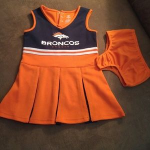 Bronco cheerleading outfit