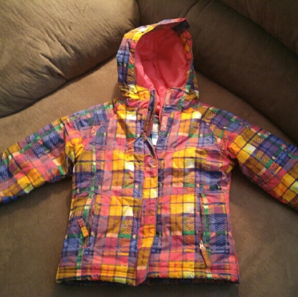Multi-colored Columbia winter coat