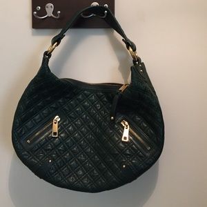 Marc jacobs Emerald green leather shoulder bag