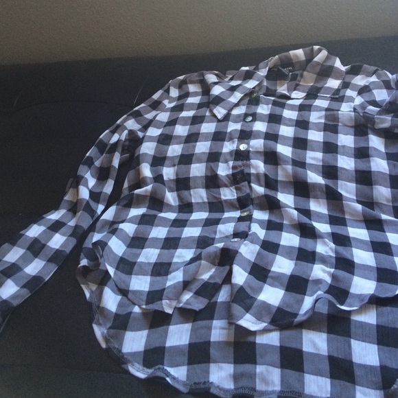 Sheer Black and White Flannel