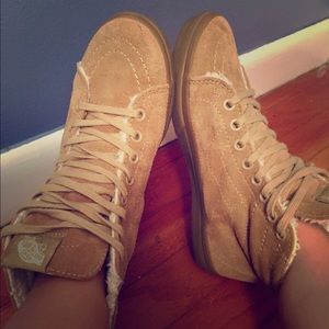 Vans Tan Ankle-High Shoes