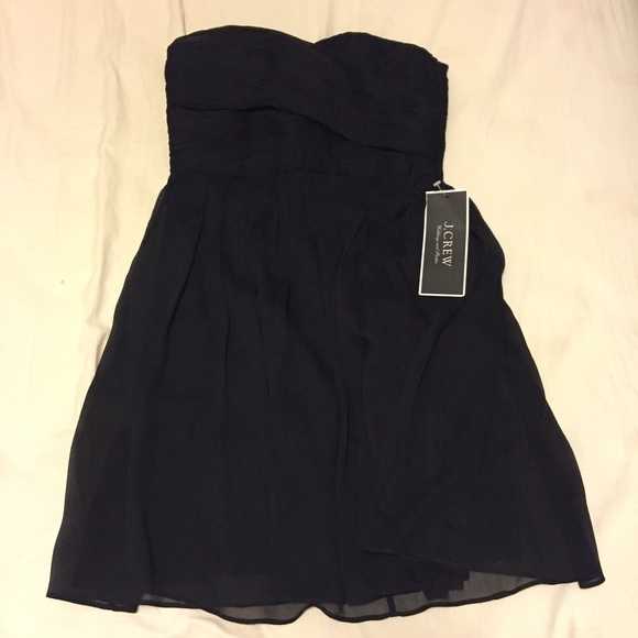 J. Crew strapless Taryn chiffon dress
