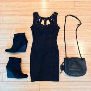 Charlotte Russe Studded Bodycon Dress