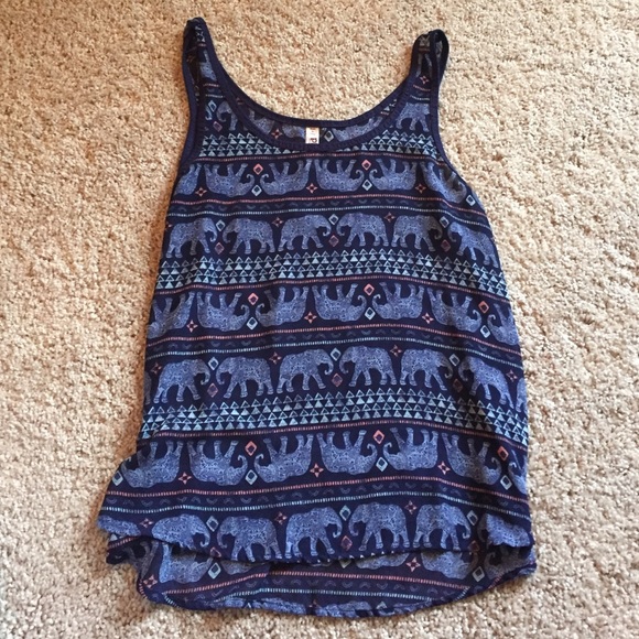 Blue and Pink Elephant Tank