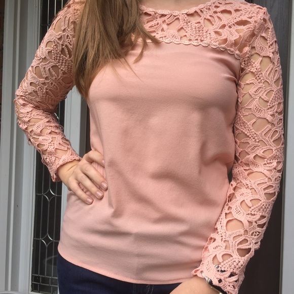 Crocheted Shirt - Blush - Picture 3 of 7